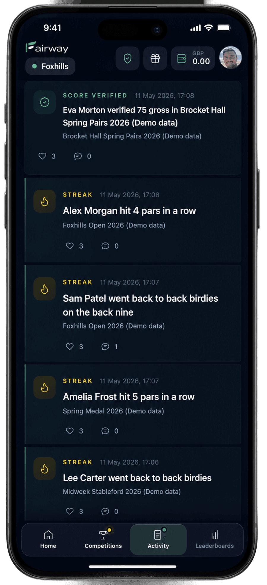 Fairway preview phone